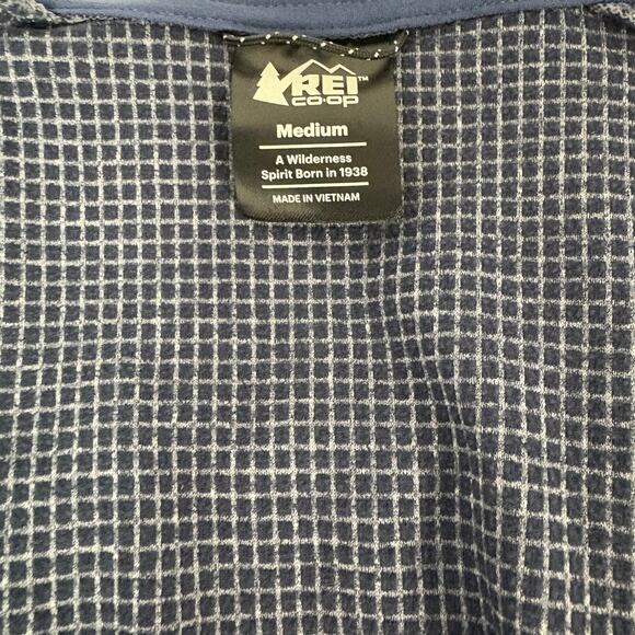 REI Co-op Men’s Half Zip Hoodie – Blue Heather – Size M - Picture 4 of 8